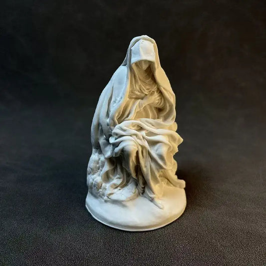 Nordic Ins Character Retro Plaster Statue Gypsum Ornament Home Decoration Desktop Crafts Art Figurine Decor Bedroom Accessories