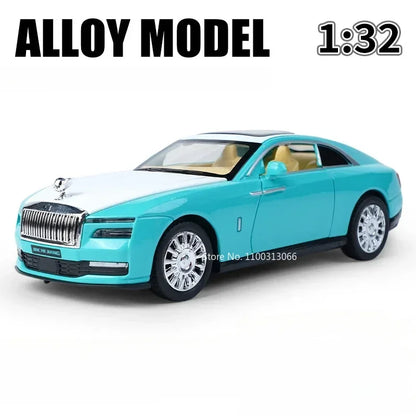 1:32 Rolls-Royce Spectre Phantom Alloy Cars Model Toys Diecast Metal Models Toy Vehicle with Pull Back Vehicle for Children Gift