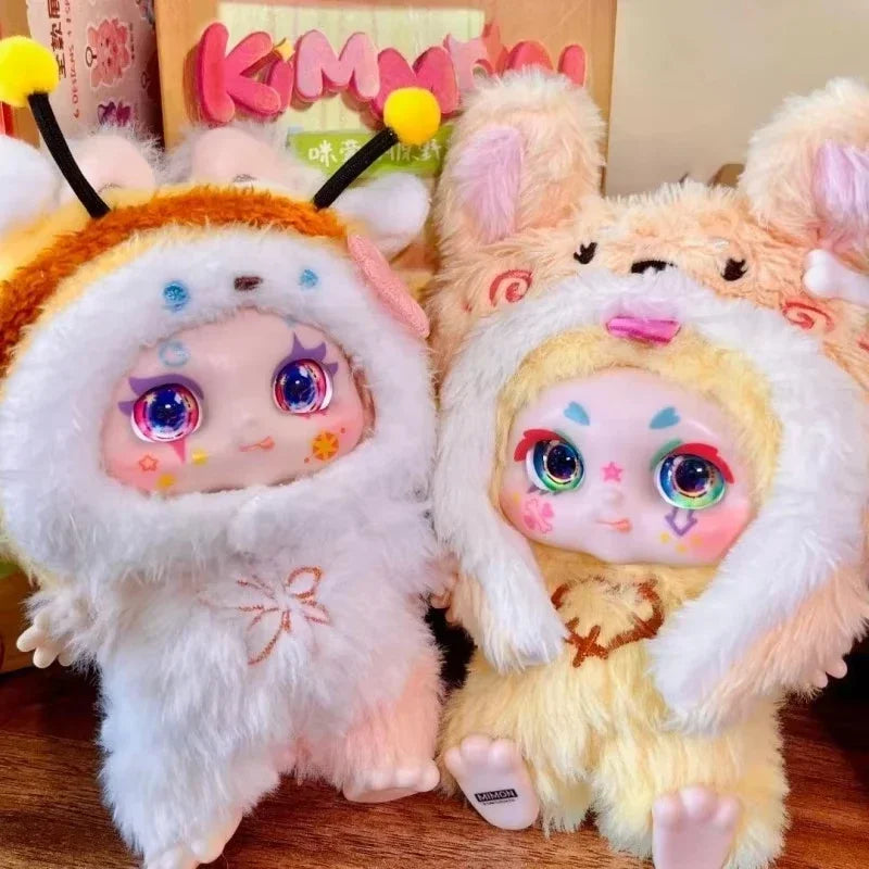 Kimmon Blind Box Mimon Dream of The Field Warm Series Toys  Velvet Time Mystery Box Cute Dolls Decor Bags Pendant Surprise Gifts
