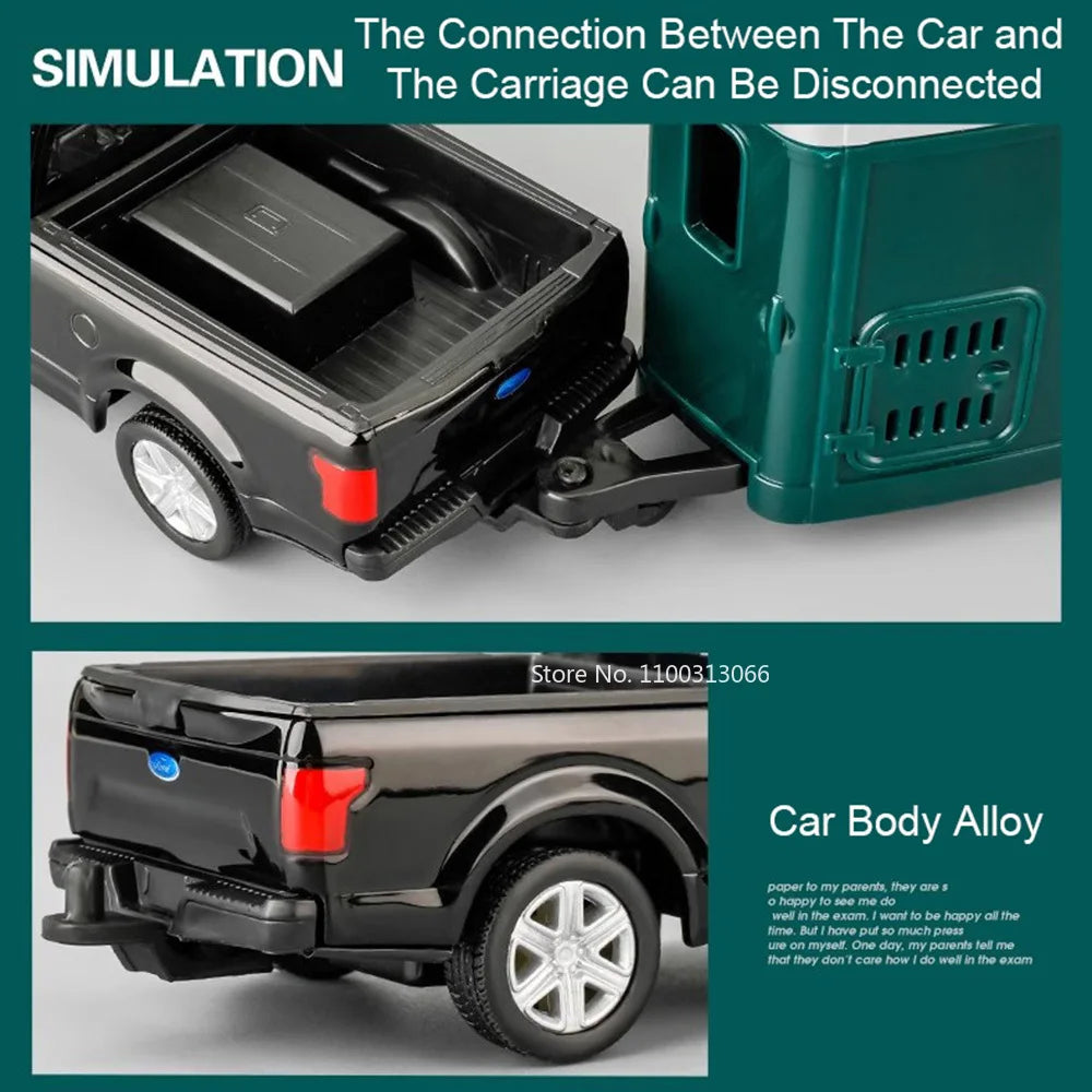 1:36 Alloy Jeep Wrangler Ford F150 Caravan Models Cars Toys Range Rover Touring Car Doors Opened Off-road Vehicles Kids Gifts