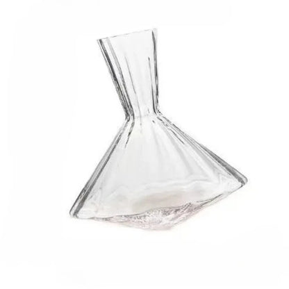 High Grade Crystal Glass Decanter Gift 360 Rotating Tumbler 1500ml Wine Separator Champagne Whisky Wine Bottle For Family Bar