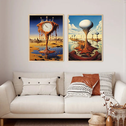 Surrealism Salvador Dali Posters and Prints Wall Art Canvas Painting Abstract Picture for Living Room Home Decoration Cuadros