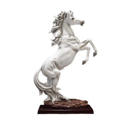 Horse Figurine for Home Display, Large Resin Animal Sculpture, Decorative Piece for Table Or Shelf