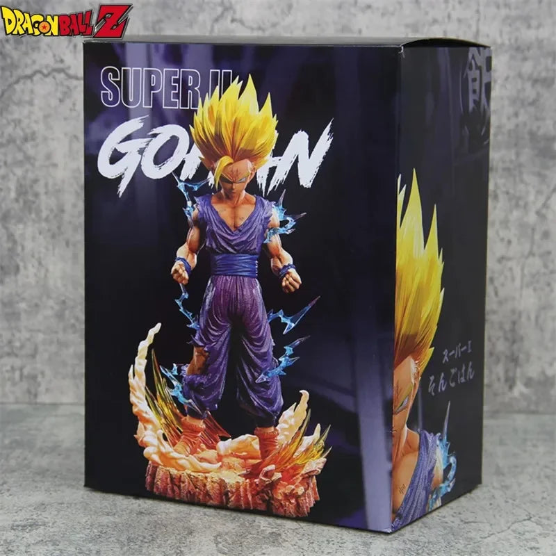 Dragon Ball Z Gohan Action Figurine Model Super Saiyan 2 Cell Game 25cm Anime Figure Children Toys Decoartion Son Goku Free Gift
