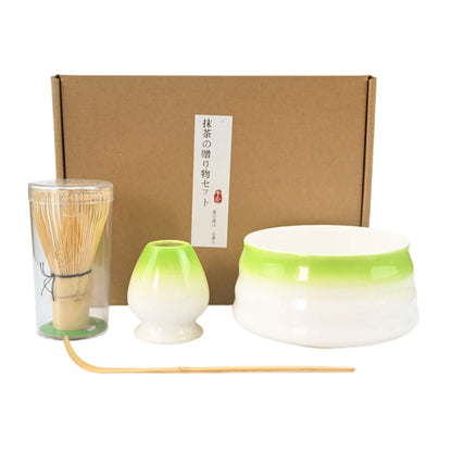 4pcs/set Japanese Style Matcha Tea Set With Tool Rack, Including Bowl, Whisk, Spoon, Great Gift For Ceremony, Traditional Decora