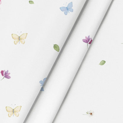 Spring Wildflowers Florals Butterfly Waterproof Tablecloth Wedding Party Dcor Washable Rectangle Table Cover Picnic Table Decor
