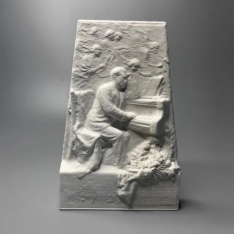 European-Style Modern Simple Gypsum Art Sculpture Home Soft Desktop Senior Modern Minimalism Bookcase Room Mesa Room Decor
