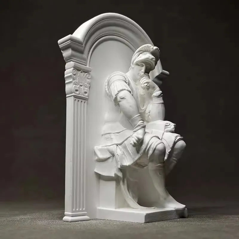 Art Figure Sculpture Plaster Statue Desktop Decorativemodern Home Luxury Decoration Elegant Room Ornament Decor Hogar Accesorios