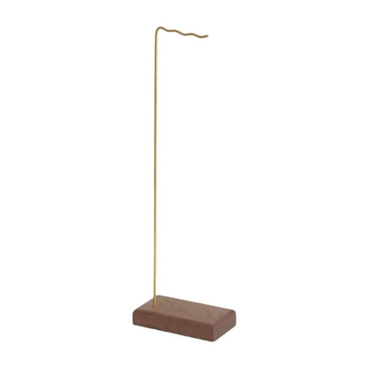 Wind Chime Stand Decoration with Base Desk Stand Indoor Ornament Wood Heavy Duty