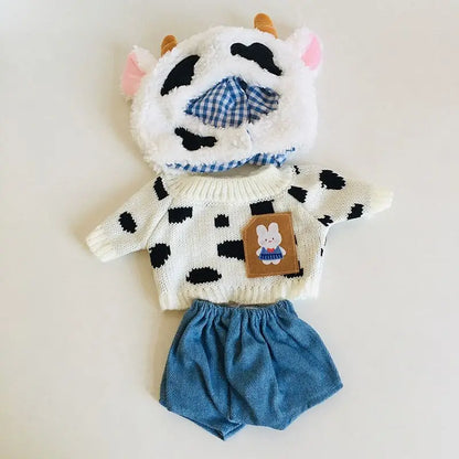 30cm Doll Lina Doll Clothes Plush Toy Set Teddy Bear Kawaii Anime Accessories Dress Up Cute Cartoon Friends Holiday Gift