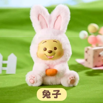 Disney Winnie the Pooh Naughty Party Vinyl Plush Blind Box Pooh Bear Bag Pendant Mystery Box Surprise Toy Cute Doll Decor Gifts