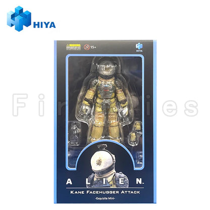 1/18 4inches HIYA Action Figure Exquisite Mini Series ALIEN Kane Facehugger Attack Anime Collection Model Toy Free Shipping