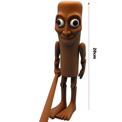 New Tung Tung Tung Sahur Figure Desktop Decoration Articulated Tralalero Tralala Figure Ornament Funny Doll 3D Printed Toys