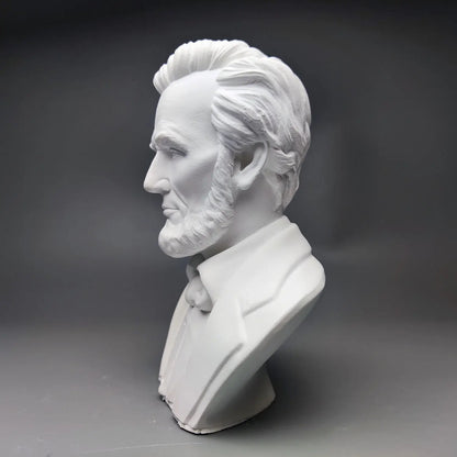 Abraham Lincoln Figure Gypsum Sculpture Decoration Advanced Art Ornaments Art Sketch Teaching Aid Modern Aesthetic Desktop Decor