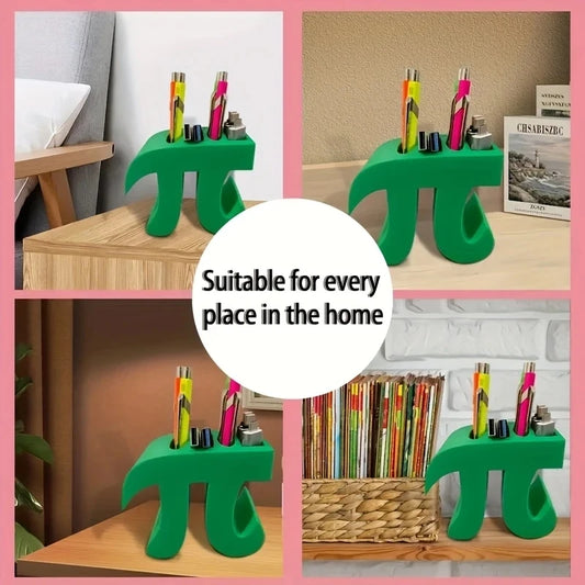 Miniso Office Decoration Pen Holder Fun Office Desk Organizer: Unique Π Shaped Pen Holder Desktop Storage for Home Office Desk