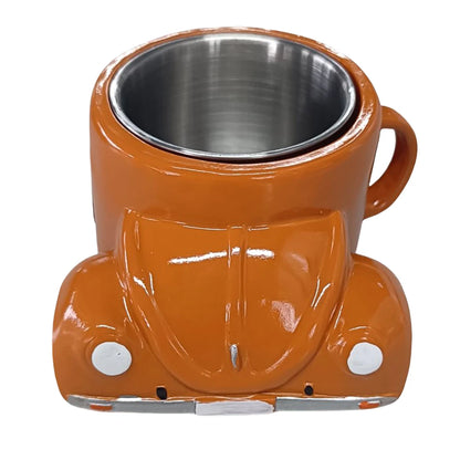 Beetle Car Coffee Mug Funny Semi Truck Heat Resist Coffee Cup Resin Creative Tea Cups Handmade Unique Drinkware for Home Kitchen