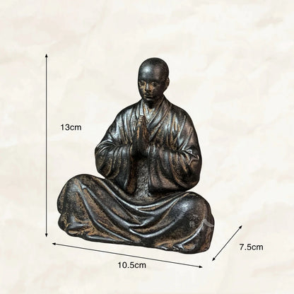 Zen Monk Buddha Ornaments Desktop Decorations Creative Small Ornament Buddha Figure Home Decoration Crafts Art Decor Sculpture