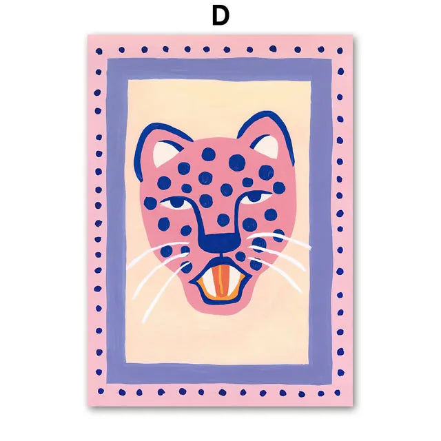 Women's Statue Unicorn Clothes Food Abstract Wall Art Canvas Oil Painting Posters And Prints Wall Pictures For Living Room Decor