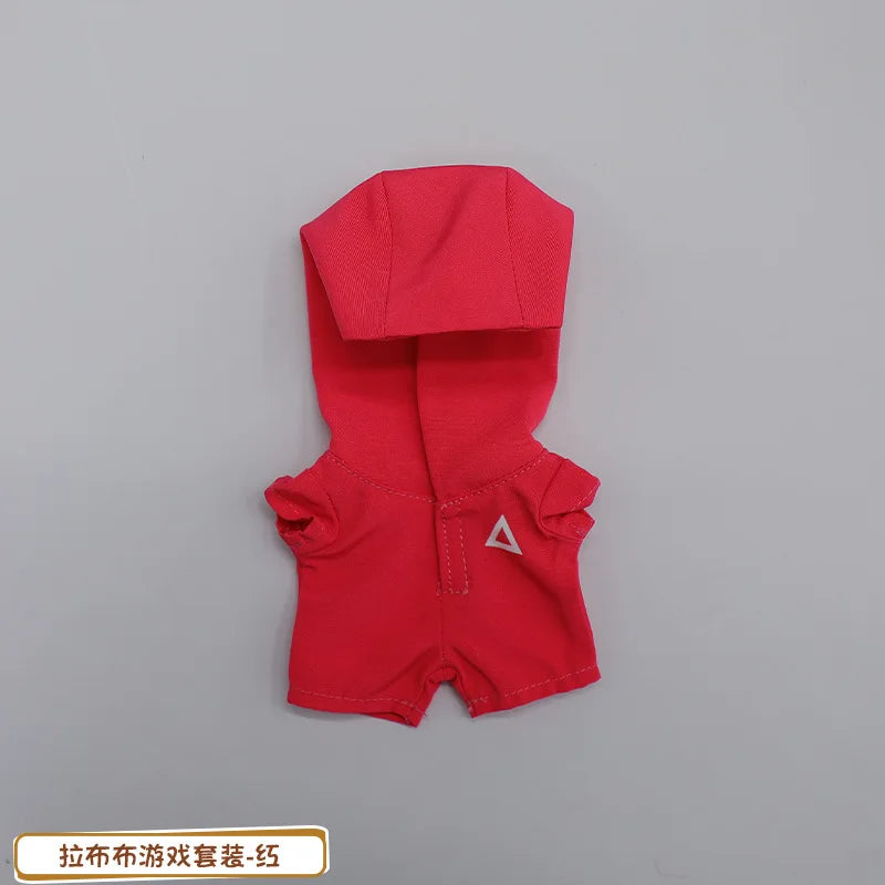 For Labubu Clothes Mp5 Outfit Accessories for The Monster Korea Kpop Lafufu Idol V1 V2 V3 Commando Jacket Clothing Pendant gifts