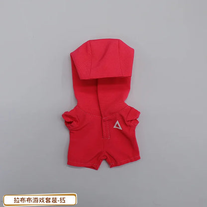 For Labubu Clothes Mp5 Outfit Accessories for The Monster Korea Kpop Lafufu Idol V1 V2 V3 Commando Jacket Clothing Pendant gifts