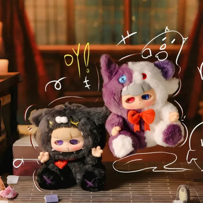 Momoo night magic animal wool vinyl blind box mystery box Caixa Caja dolls gift anime action figure toys