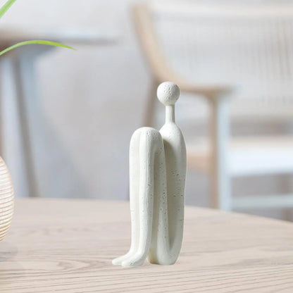 Abstract Figure Sculpture Modern Statue Tabletop Ornament Decorative Figurine for Desk