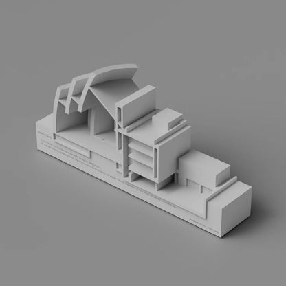 Millennium Church Cement Building Model Concrete Home Decoration Ornaments Aesthetic Room Decoration Home Luxury Decor Gift