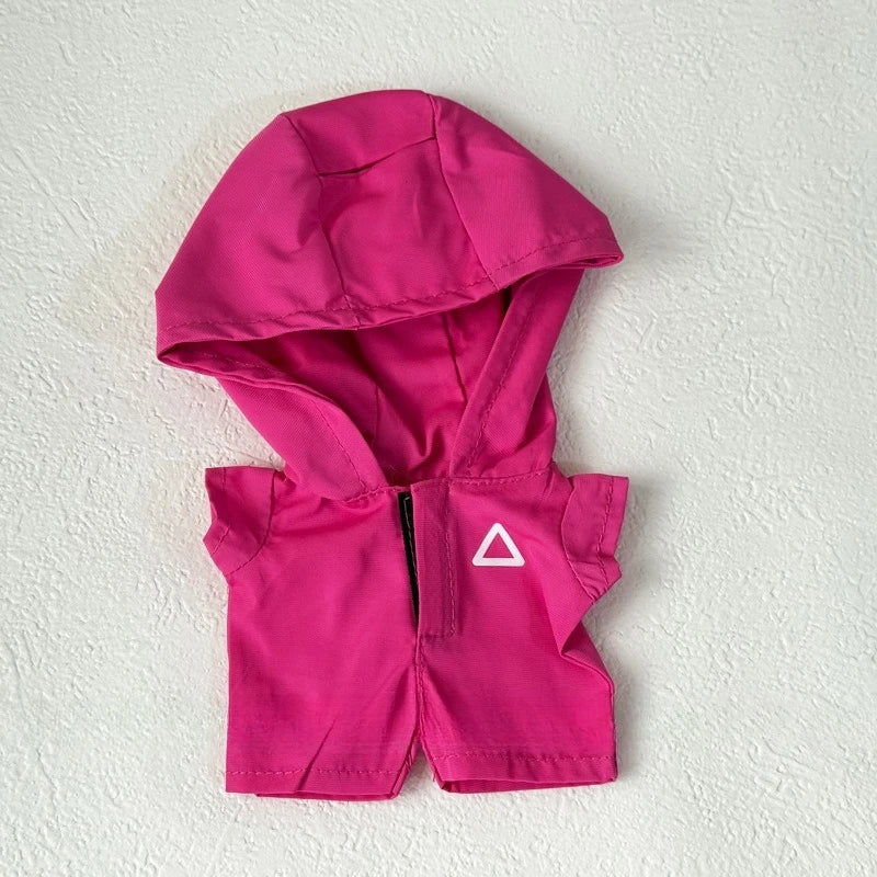 Clothes for Labubu Jackets 17cm Outfit Accessories for The Monster Korea Kpop Idol V1/V3 Commando Jacket Clothing Pendant Mp5