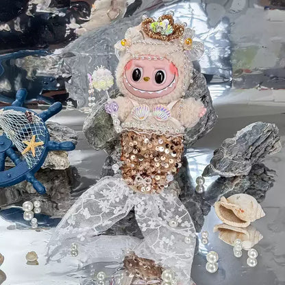 For 17cm Lafufu Clothes Mermaid Baby Clothes Shining Fairy King Multi-Color Multi-Piece Accessories Skirt Birthday Gift