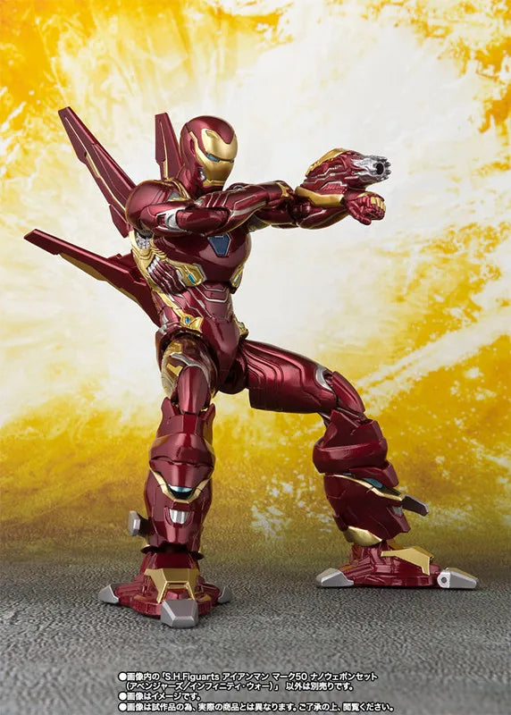 Marvel Iron Man MK50 Action Figure SHFiguarts SHF Avengers Marvel legend Nano Metal Tony Stark Model Toys Collection Doll Gift