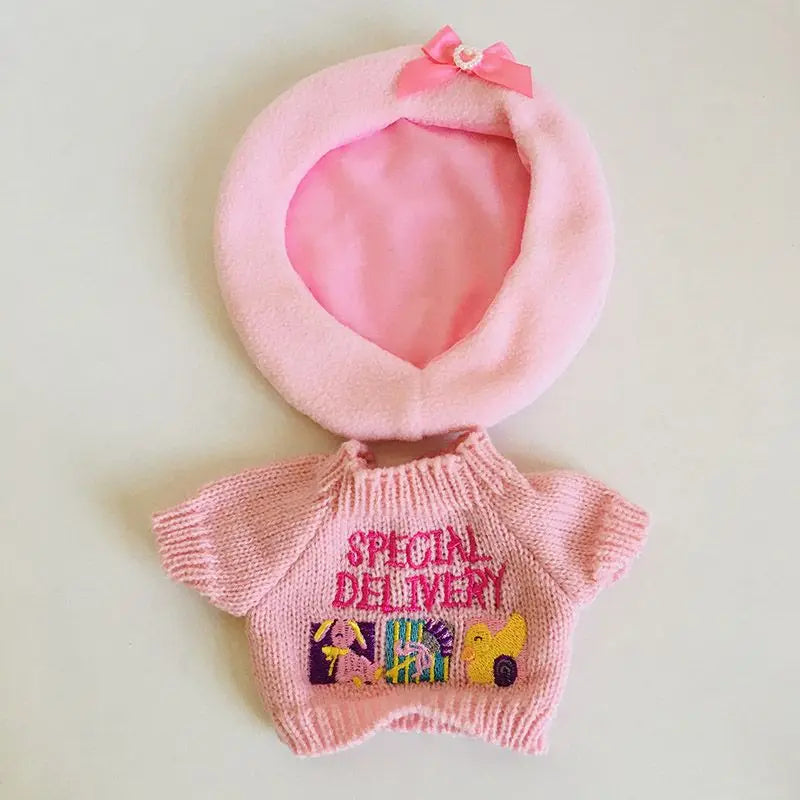 30cm Doll Lina Doll Clothes Plush Toy Set Teddy Bear Kawaii Anime Accessories Dress Up Cute Cartoon Friends Holiday Gift