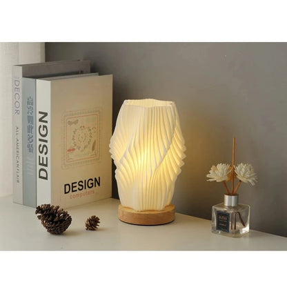 2023 New Nordic Bedroom Net Red Bedside Table Lamp Ins Girls Romantic Decoration Simple Creative Desk Night Light 3D Printing