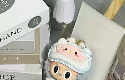 New 17cm Lafufu V1 V2 Clothes For Parties Cute Eye Masks Macaron Lafufu Doll Pajamas Clothes Cute Xmas Birthday Gifts