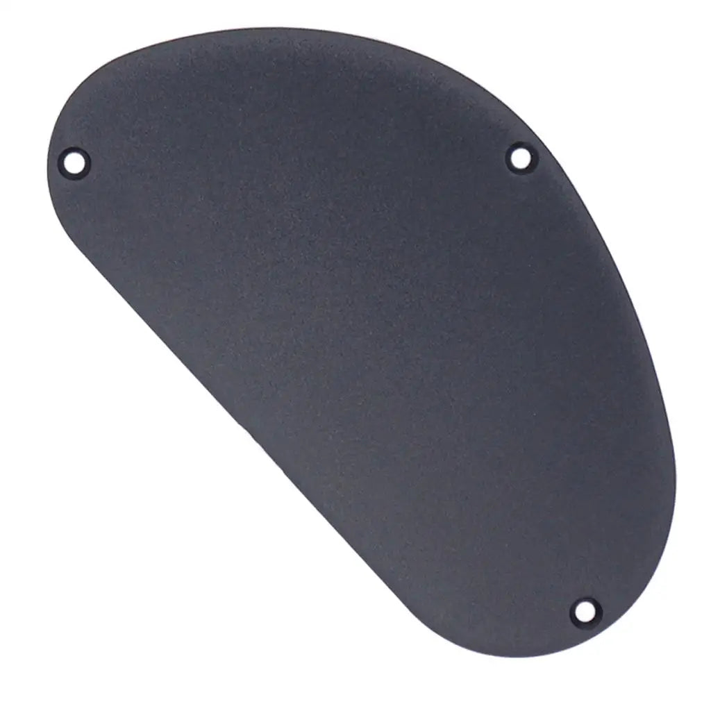 Tooyful Sand Grinding Guitar Pickguard Cavity Cover Back Plate for Guitar Bass Accessory Black 155mm