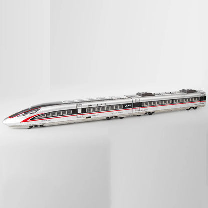 1:87 Alloy Diecast FUXING High Speed Railway Toy Models Car with Light Music High Iron Door Opened Vehicle Kids Educational Toys