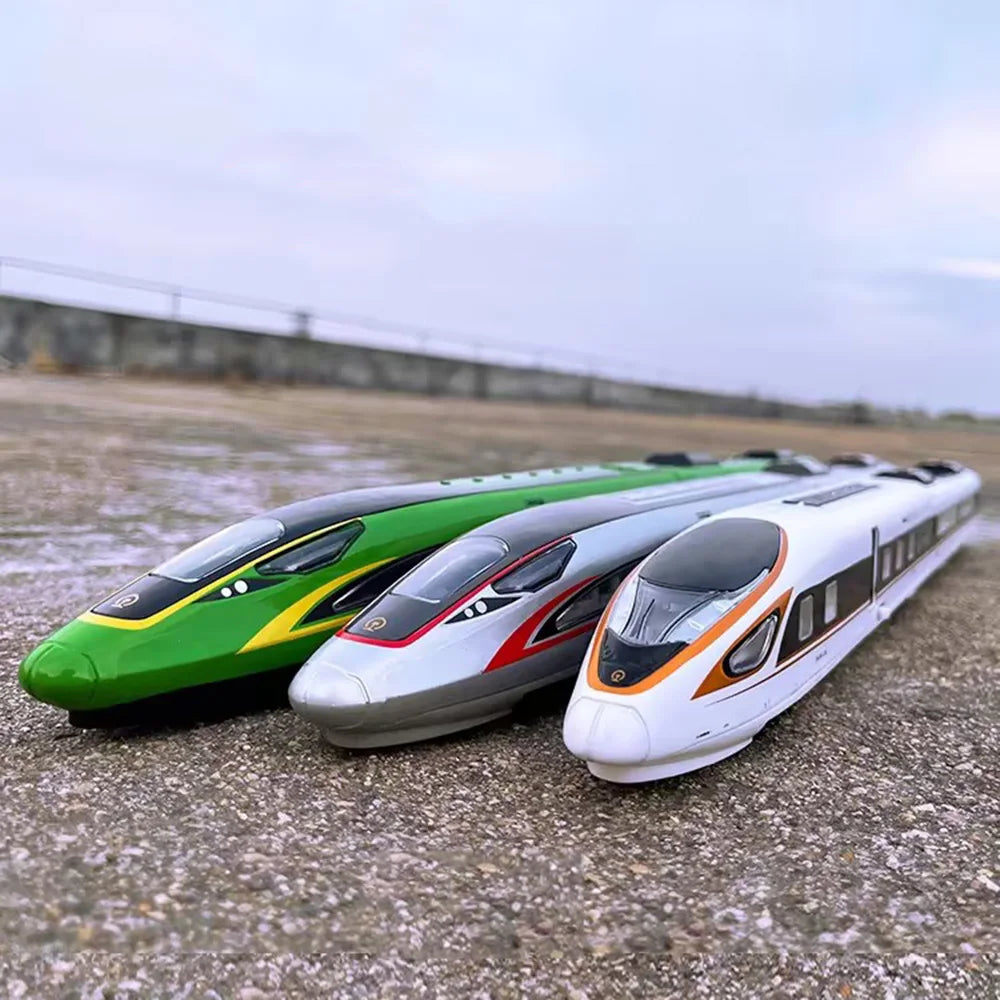 1:87 Alloy Diecast FUXING High Speed Railway Toy Models Car with Light Music High Iron Door Opened Vehicle Kids Educational Toys