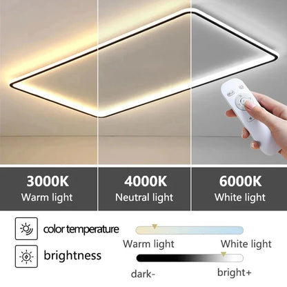 Ultrathin LED Ceiling Lamp Living Room Ceiling Light with Remote Control Modern Bedroom Dining Room Home Decor Lighting Fixture