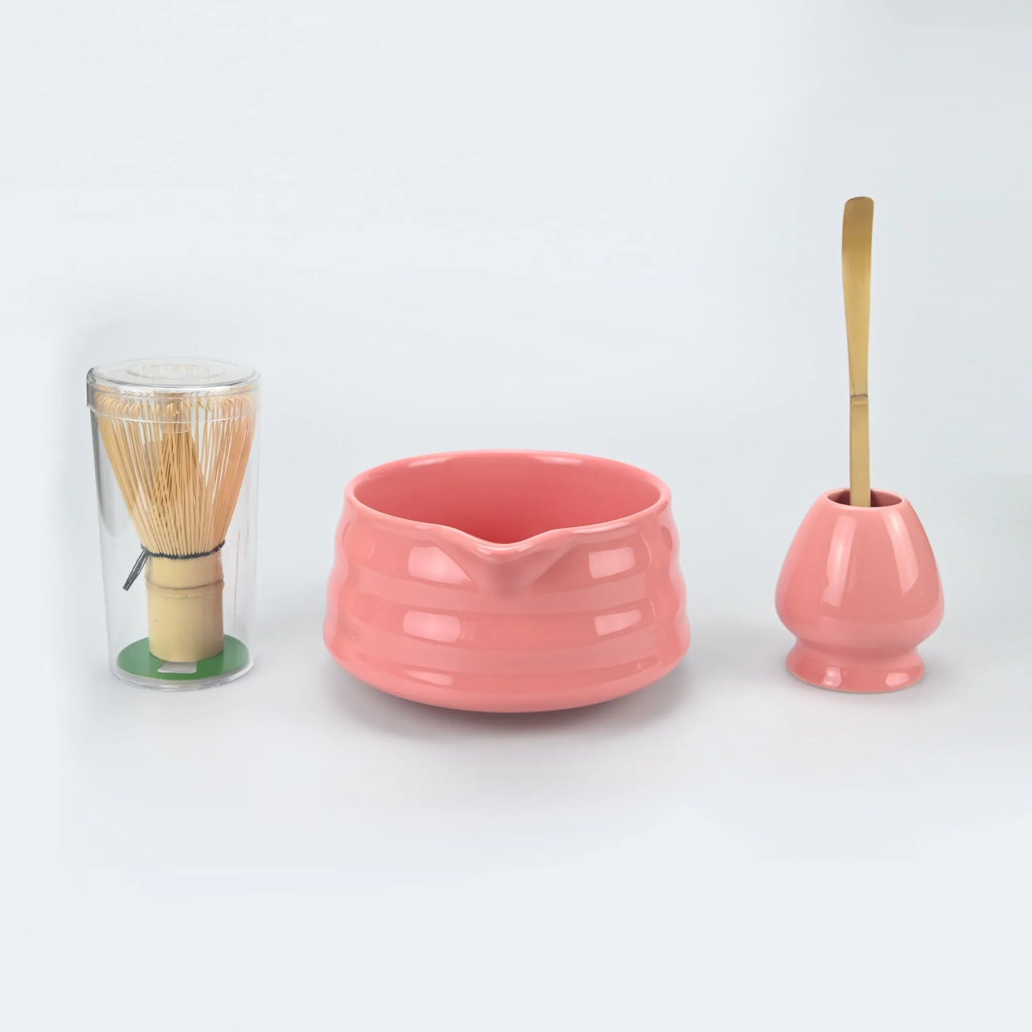 4pcs/set Japanese Style Matcha Tea Set With Tool Rack, Including Bowl, Whisk, Spoon, Great Gift For Ceremony, Traditional Japane