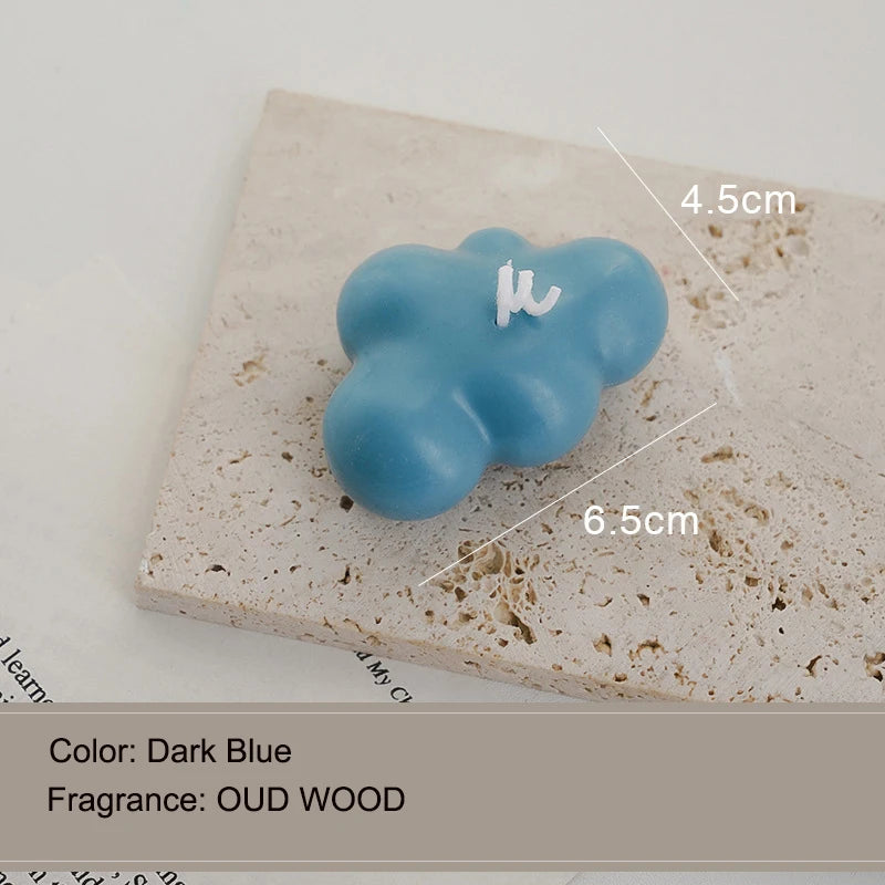 Cloud Shape Scented Aromatic Candles Natural Soy Wax Candles Peach Oolong Aromatherapy Candle Wedding Home Decoration Gift Box