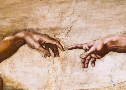 The Creation of Adam By Michelangelo Fallen Angel Posters Canvas Painting And Prints Wall Art HD Pictures Living Room Home Decor
