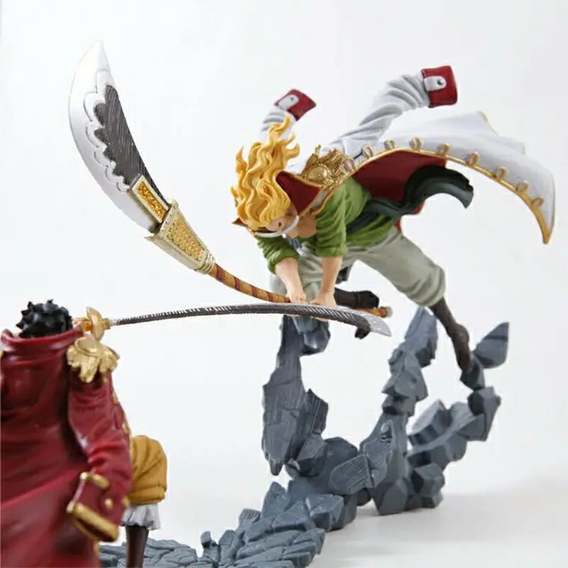 One Piece Anime Action Figure Edward Newgate Vs Gol D Roger Decor Collection Souvenirs Model Toy Xmas Birthday Gifts