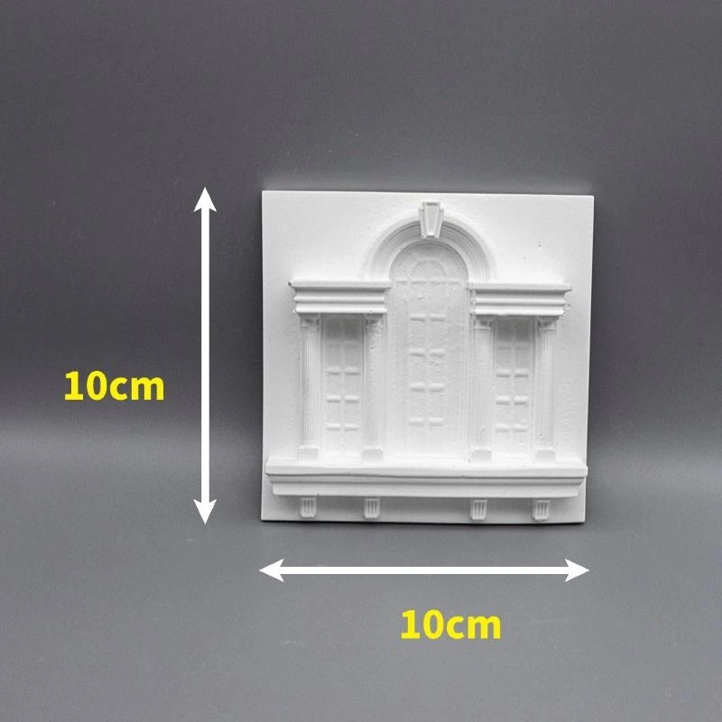 Gypsum Three-Dimensional Relief Hanging Picture Frame Picture Heart Porch Home Decoration Luxury Art Figurine Decor Ornament