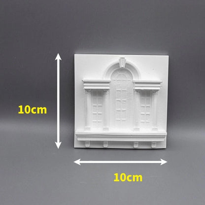 Gypsum Three-Dimensional Relief Hanging Picture Frame Picture Heart Porch Home Decoration Luxury Art Figurine Decor Ornament