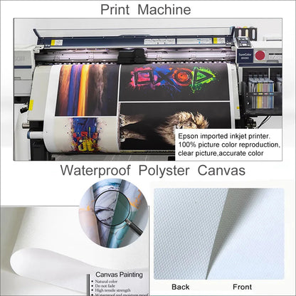 Motivational Basketball C-Curry and K-kebe Poster Canvas Print Home Living Room Bedroom Cafe Art Painting Decoration