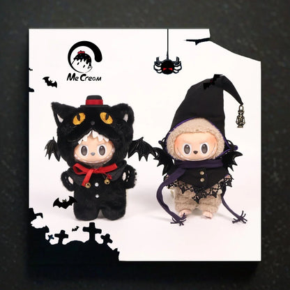 New 17cm Lafufu Doll V1 V2 V3 Lafufu Fashion Witch Clothes Witches And Black Meow Cloak Halloween Costume Series Dress Up Clothe