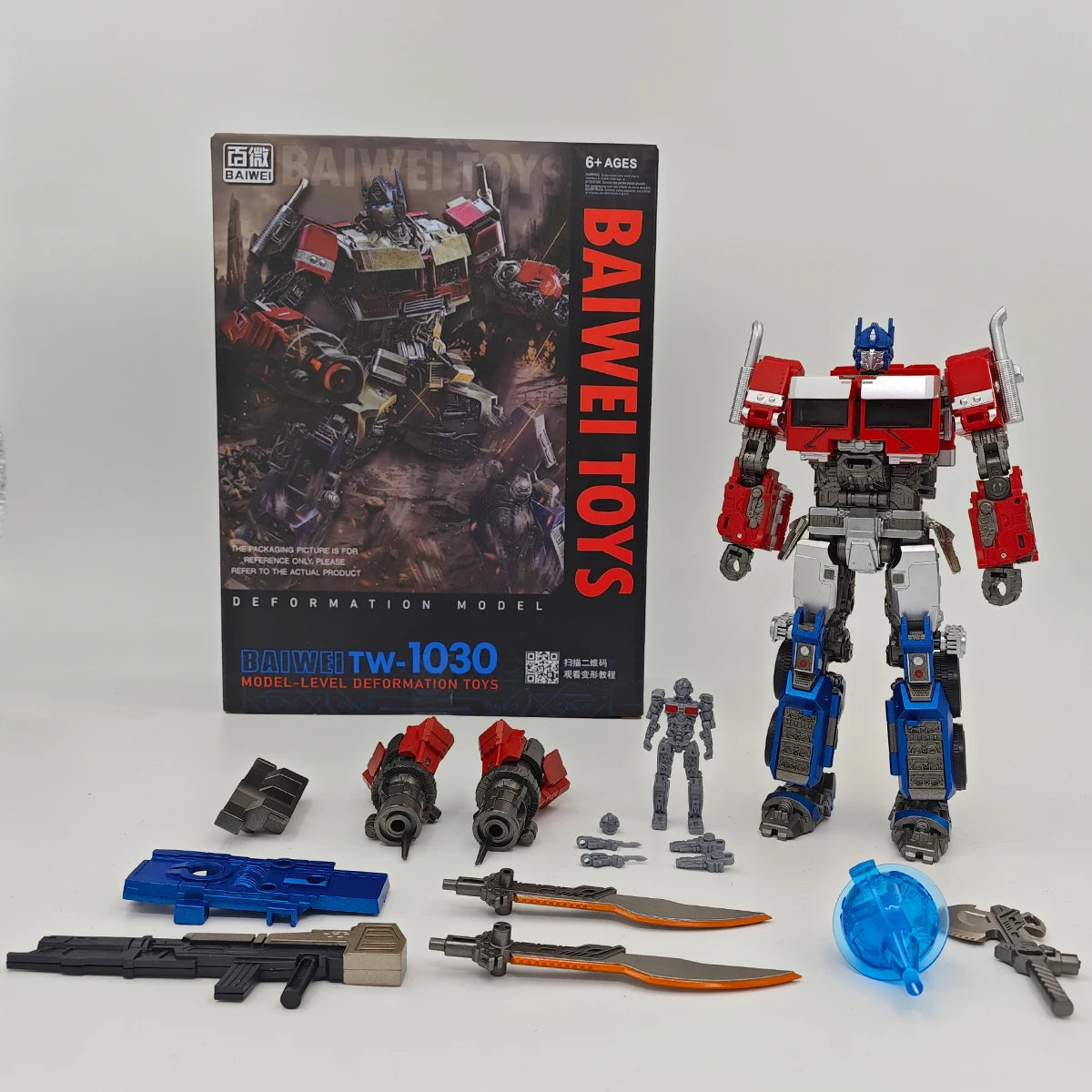 BAIWEI transformation TW1030 OP Commander Carriage Rise of The Beasts Movie 7 KO SS102 Action Figure Toys