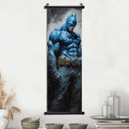 DC Batman Hanging Scroll Poster Movie Wallpaper Wall Artwork Canvas Painting Home Decoration Art Print Bedroom Decor Gift
