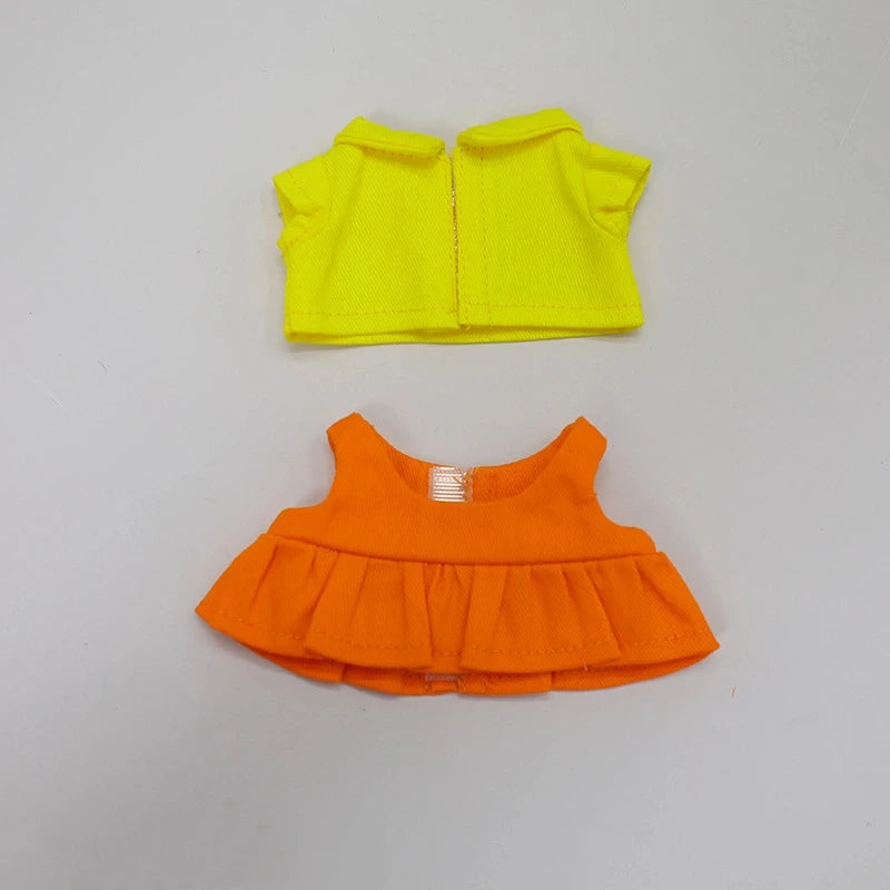 For Labubu Clothes Mp5 Outfit Accessories for The Monster Korea Kpop Lafufu Idol V1 V2 V3 Commando Jacket Clothing Pendant gifts