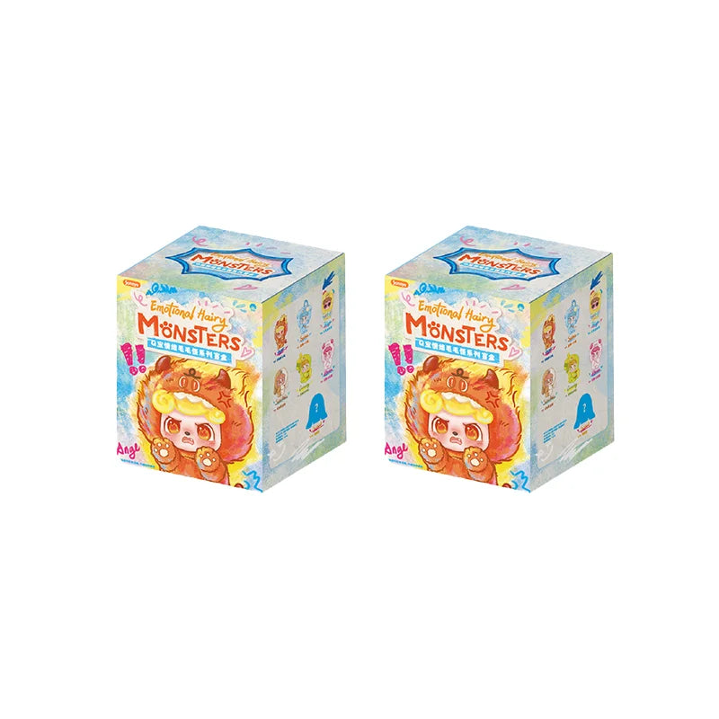 In Stock Q.KID Emotional Hairy Monsters Series Vinyl Blind Box Mystery Box Caixa Caja Dolls Gift Anime Figure Toys