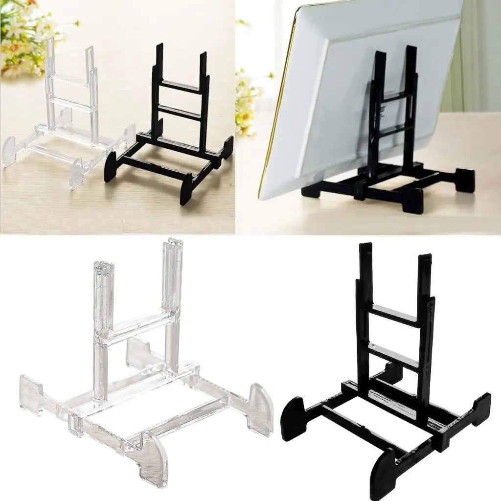 Modern Display Stand Easel Plate Bowl Holder Picture Frames Holder Book Pedestal Holder